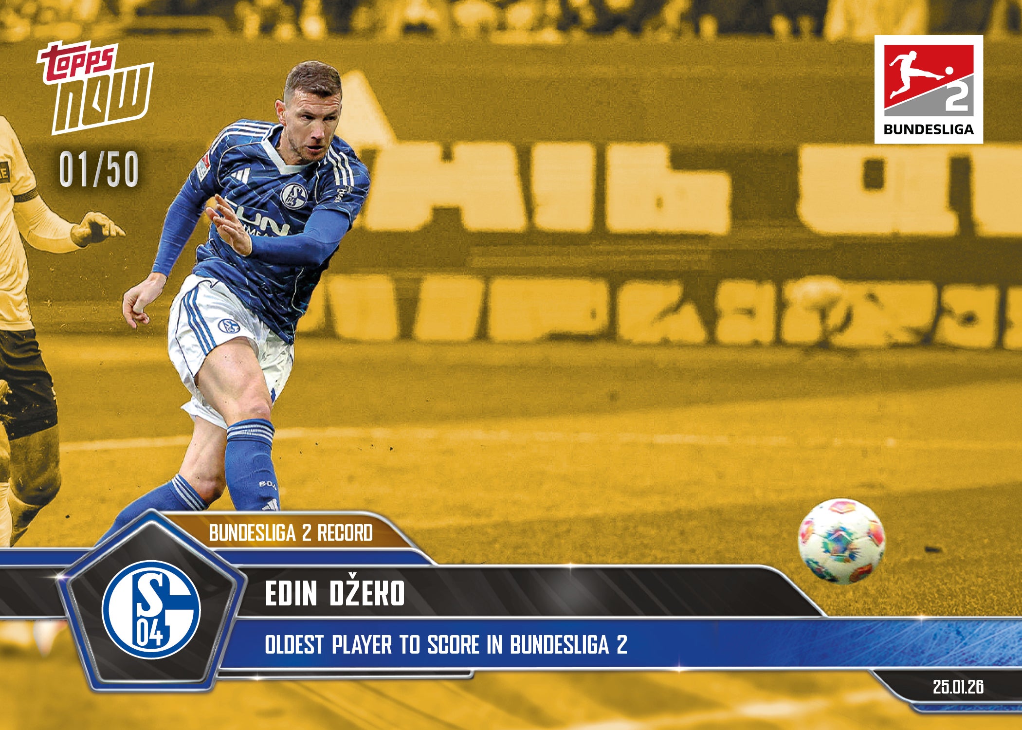 Edin Džeko - 2025-26 Bundesliga Topps NOW - Card 108 - PR: 1270 - Image 6