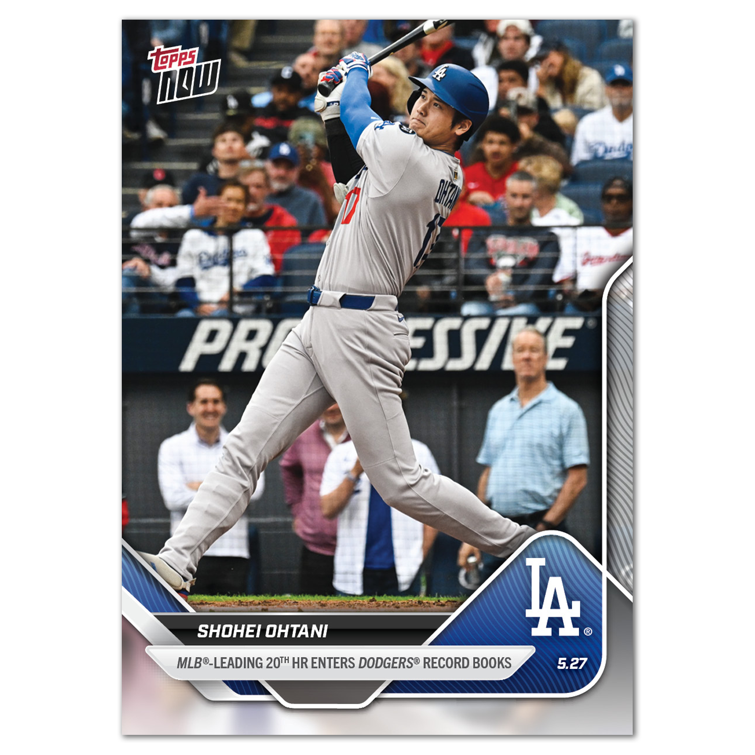 Shohei Ohtani - 2025 MLB Topps NOW - Card 221 - PR: 5843