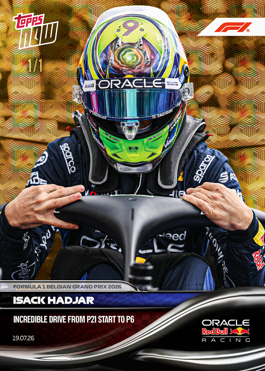 Isack Hadjar - 2026 Formula 1 Topps NOW - Card 50 - PR: 2221 - Image 2