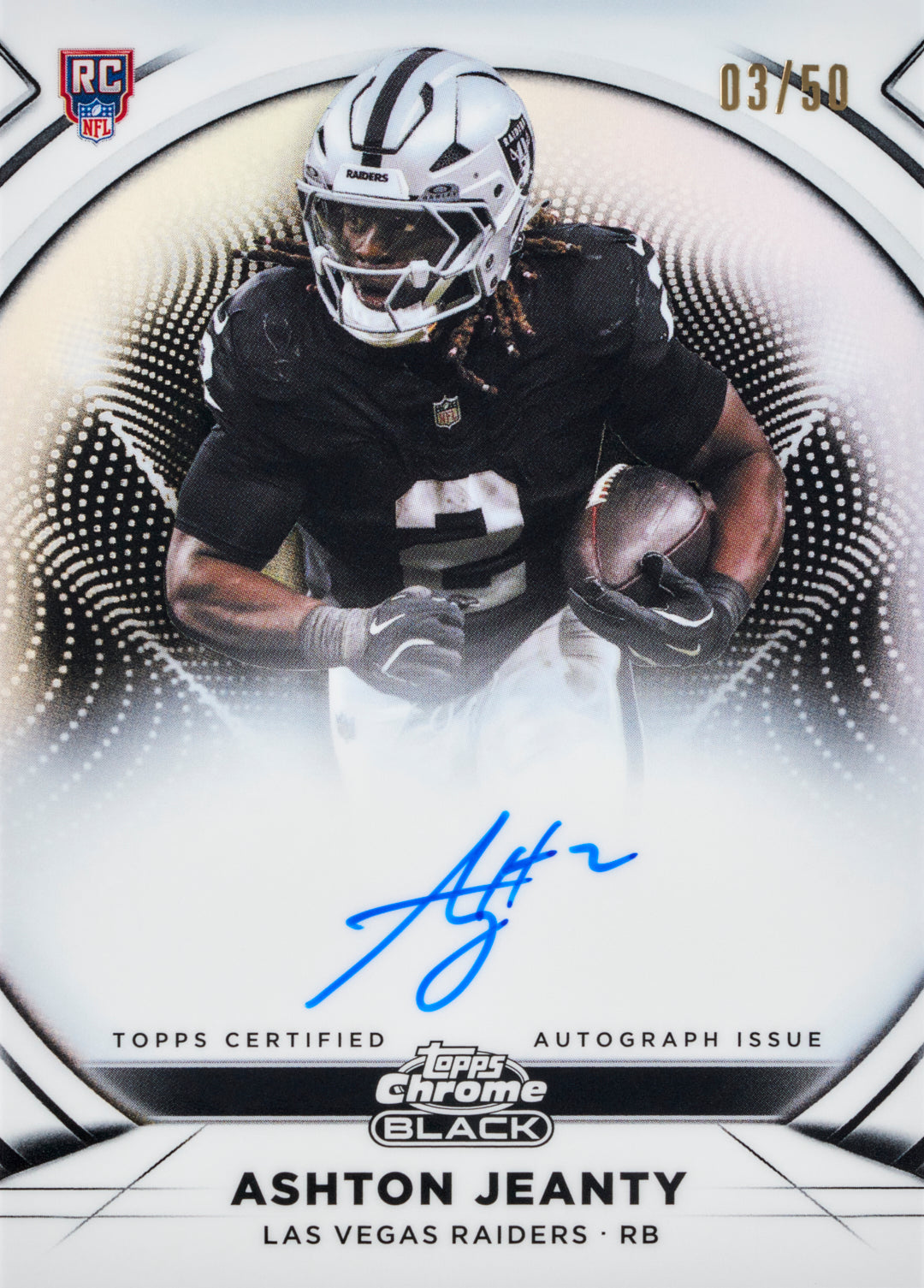 2025 Topps Chrome Black Football - Hobby Box - Image 4