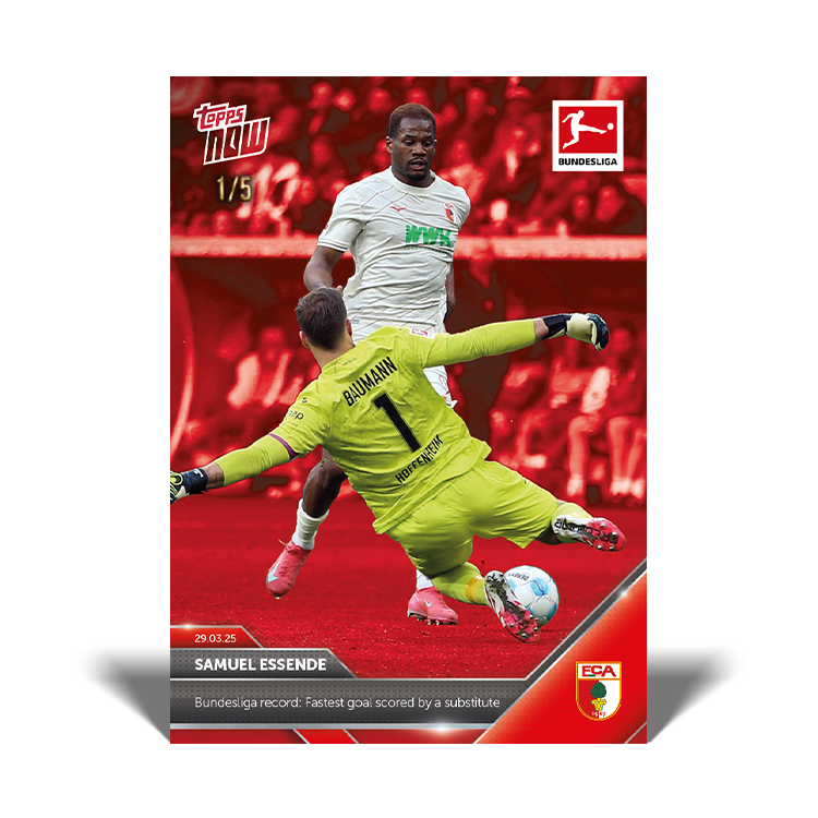 Samuel Essende - 2024-25 Bundesliga Topps NOW Card 152 - PR: 87 - Image 4