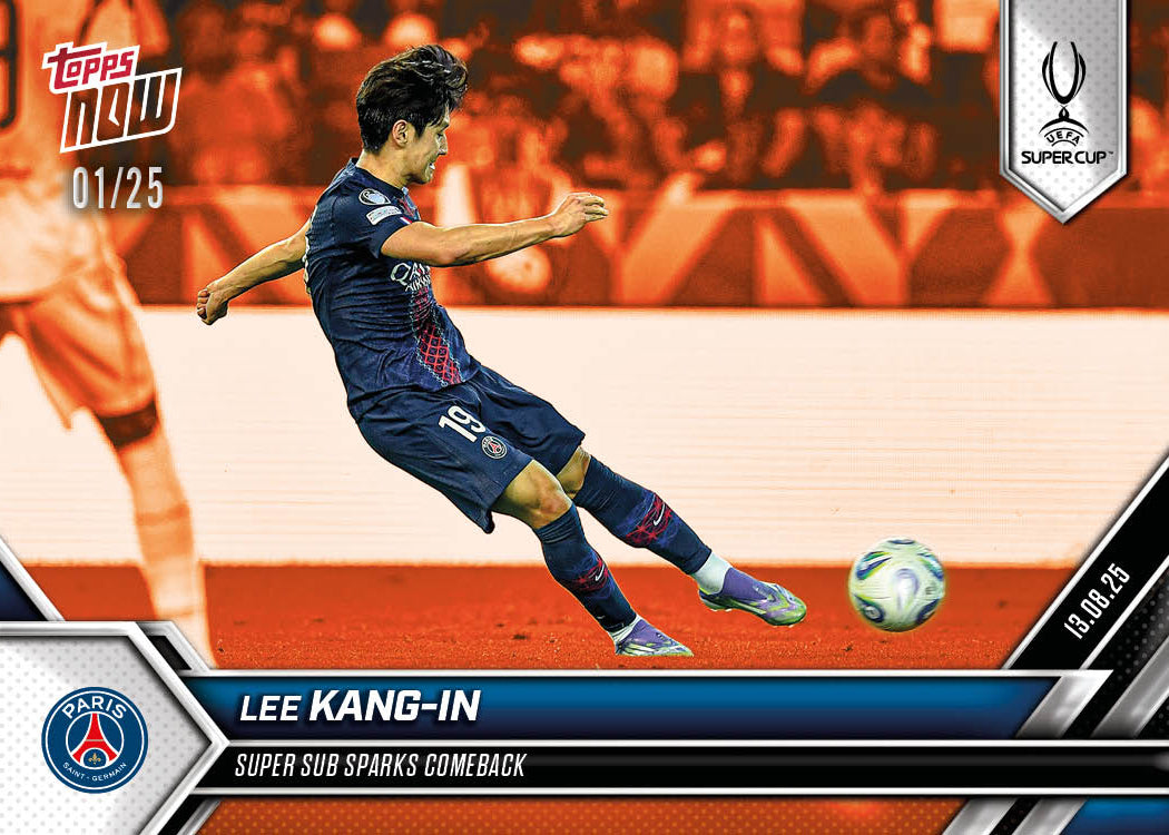 Lee Kang-in - 2025-26 UCL Topps NOW Card 4 - PR: 645 - Image 5