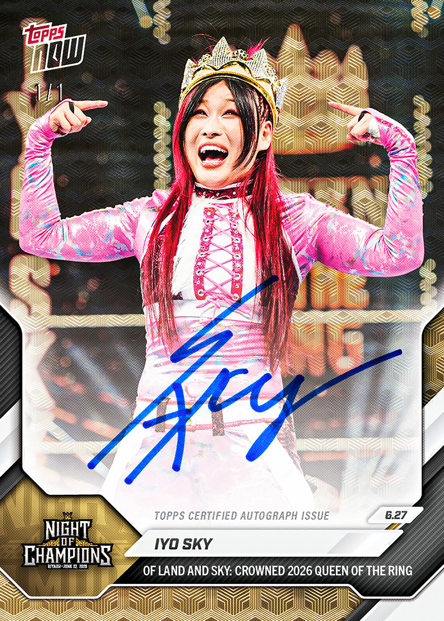 IYO SKY - 2026 WWE Topps NOW - Card 67 - PR: 1659 - Image 2