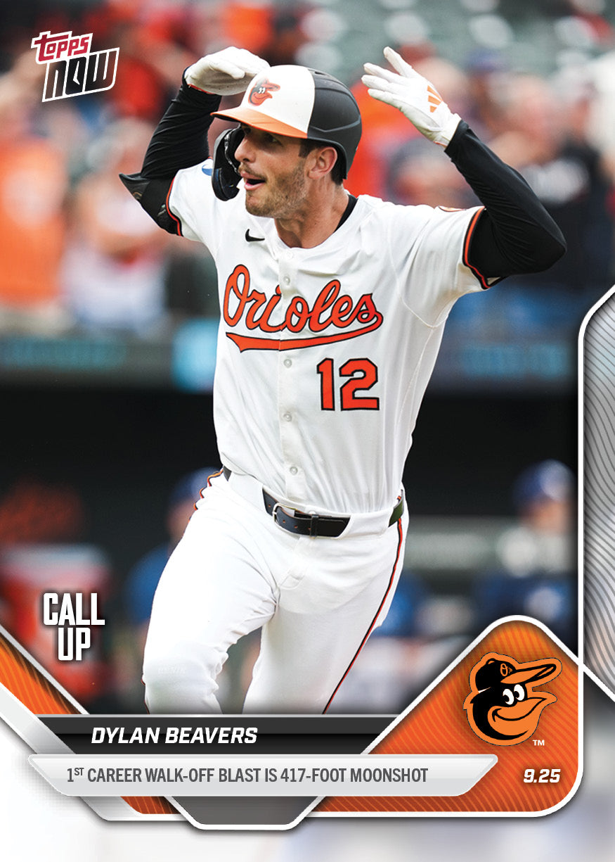 Dylan Beavers - 2025 MLB Topps NOW - Card 774 - PR: 843