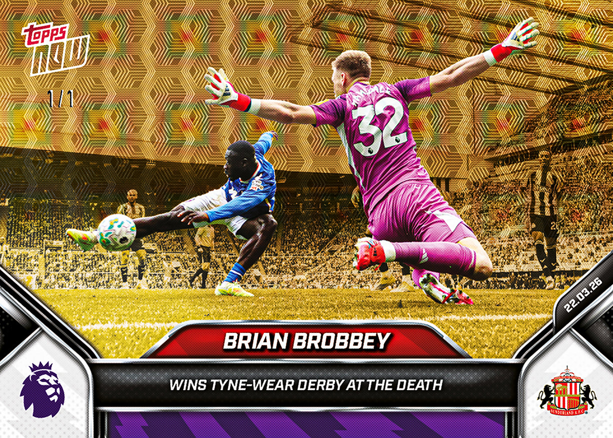 Brian Brobbey - 2025-26 Premier League Topps NOW - Card 163 - PR: 1098 - Image 2