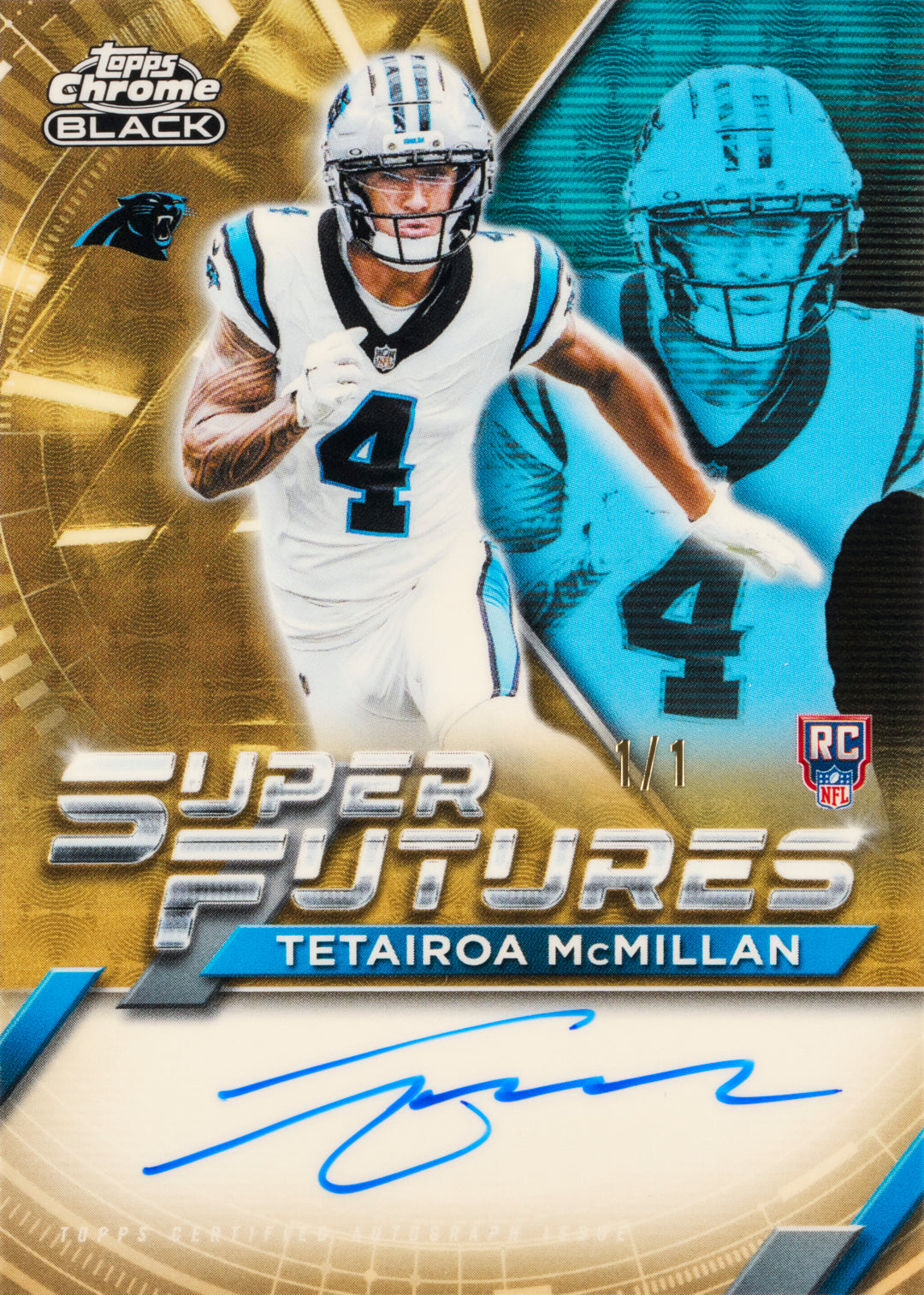 2025 Topps Chrome Black Football - Hobby Box - Image 10