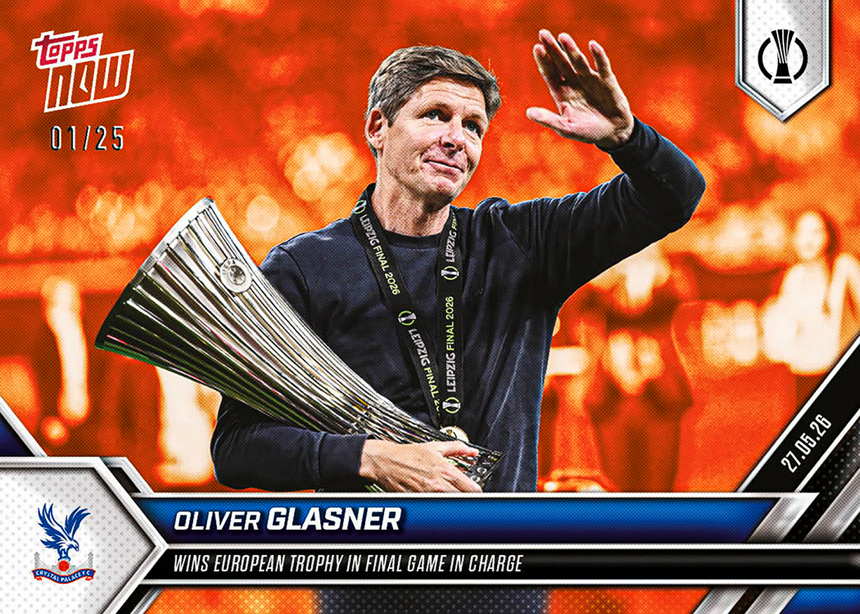 Oliver Glasner - 2025-26 UECL Topps NOW - Card 15 - PR: 348 - Image 7