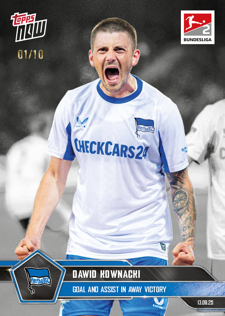 Dawid Kownacki - 2025-26 Bundesliga Topps NOW - Card 21 - PR: 280 - Image 4