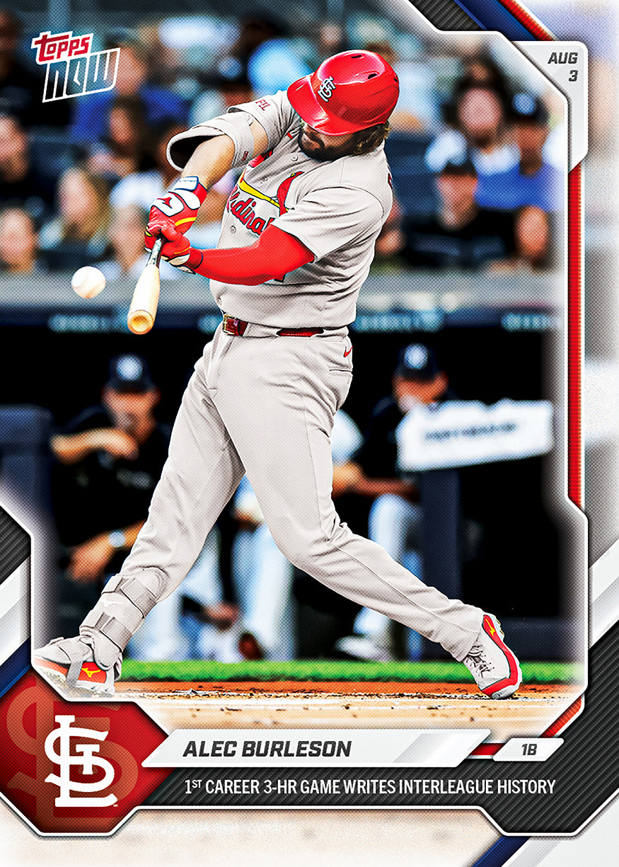 Alec Burleson - 2026 MLB Topps NOW - Card 516 - PR: 1068