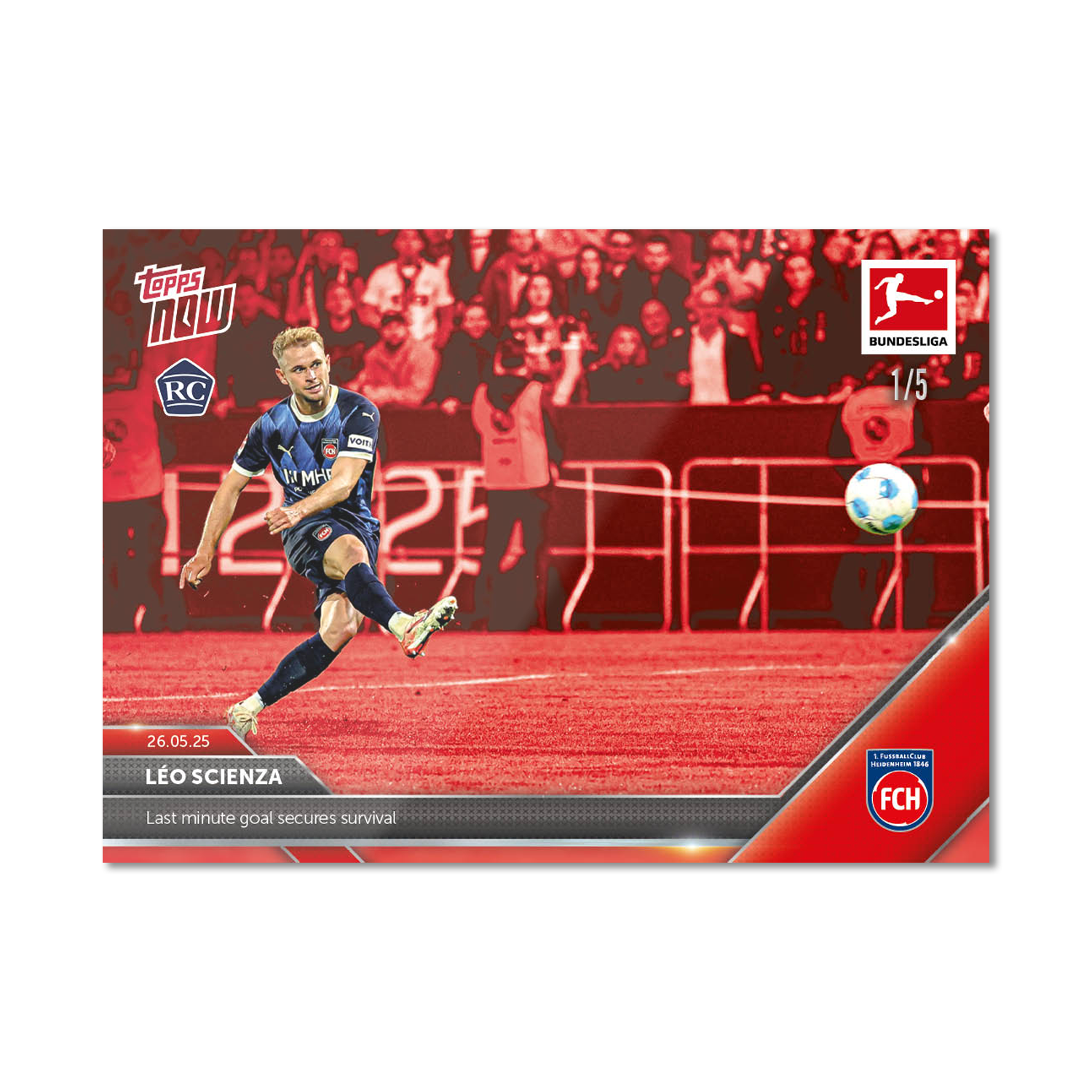 Léo Scienza - 2024-25 Bundesliga Topps NOW - Card 195 - PR: 146 - Image 3