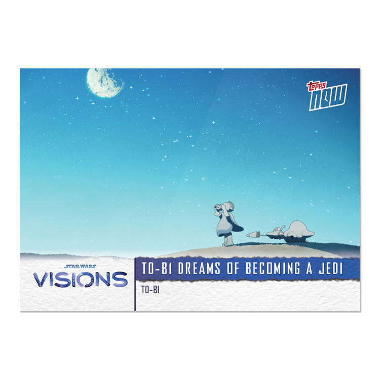 2021 Star Wars Visions TOPPS NOW - 5-Card Pack - T0-B1 - PR: 517 - Image 6