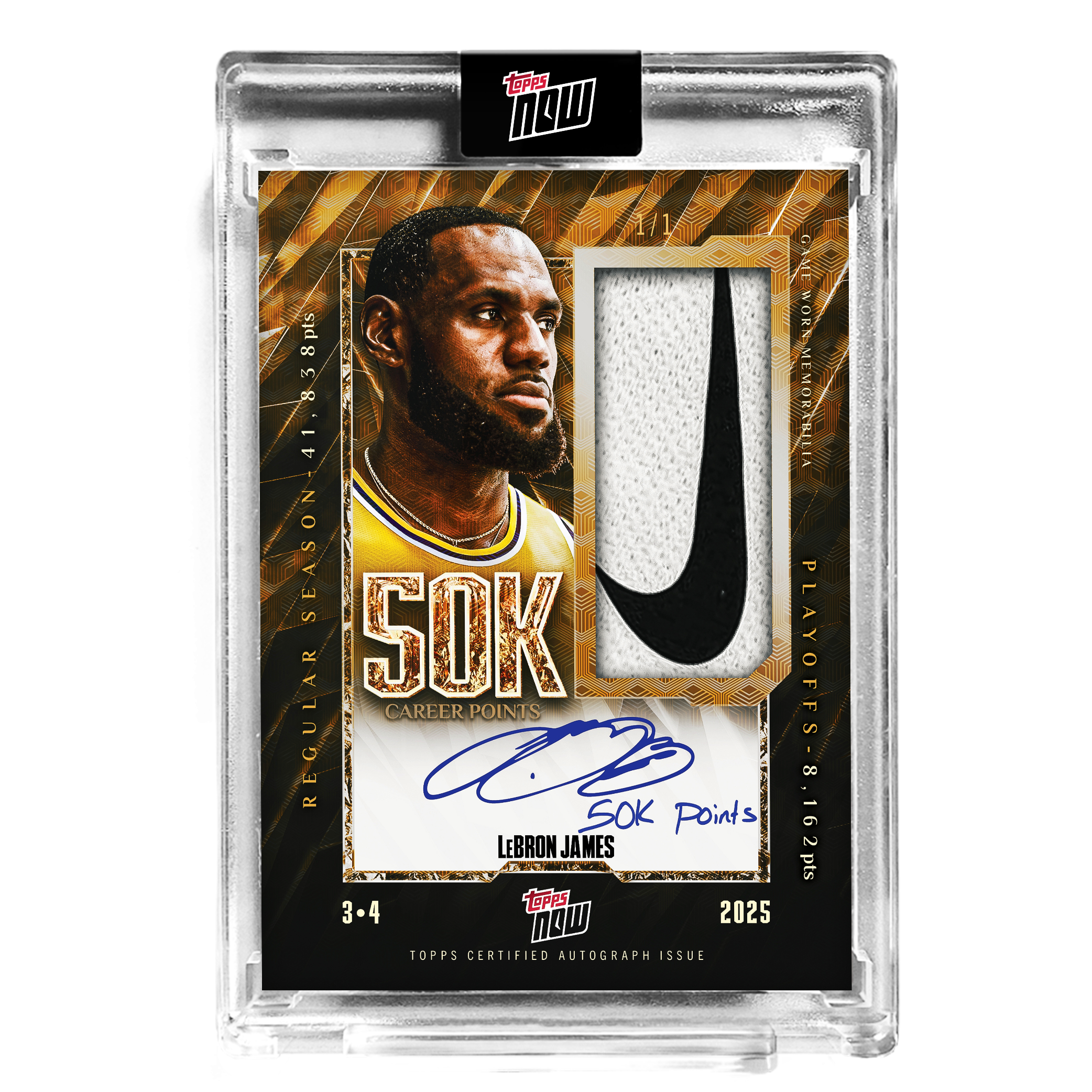 LeBron James - 2025 Topps NOW Basketball - Card 12 - LOOK FOR RELICS and AUTO-RELIC - PR: 157,982 - Image 2