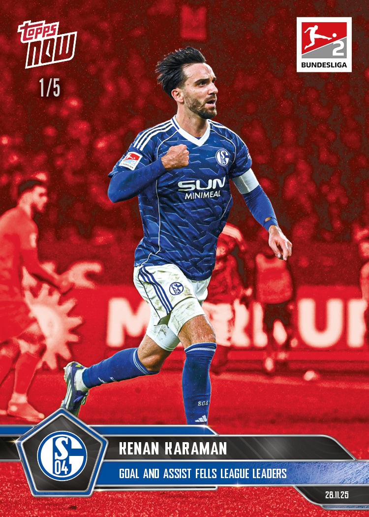 Kenan Karaman - 2025-26 Bundesliga Topps NOW - Card 69 - PR: 410 - Image 3
