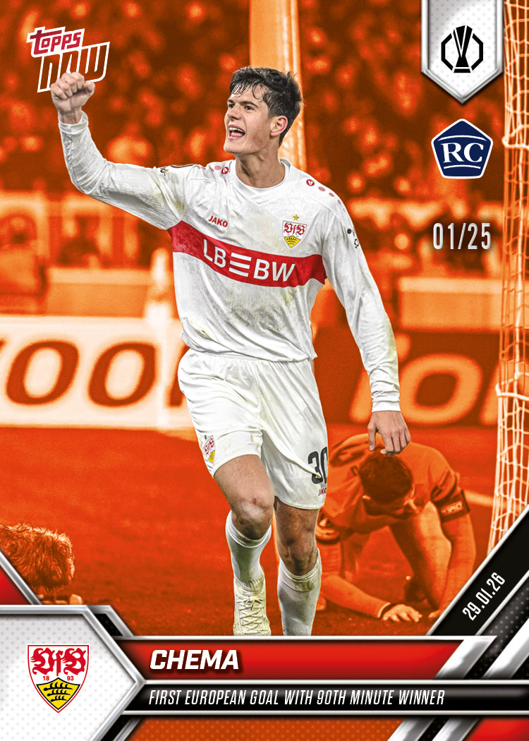 Chema - 2025-26 UEL Topps NOW - Card 17 - PR: 444 - Image 5