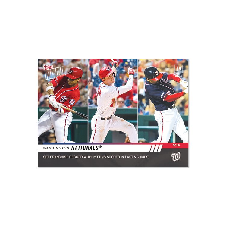 Washington Nationals - MLB TOPPS NOW Card 715 - Print Run: 282