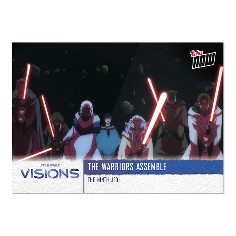 2021 Star Wars Visions TOPPS NOW - 5-Card Pack - The Ninth Jedi - PR: 474 - Image 5