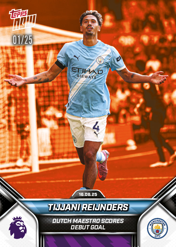 Tijjani Reijnders - 2025-26 Premier League Topps NOW - Card 1 - PR: 867 - Image 5