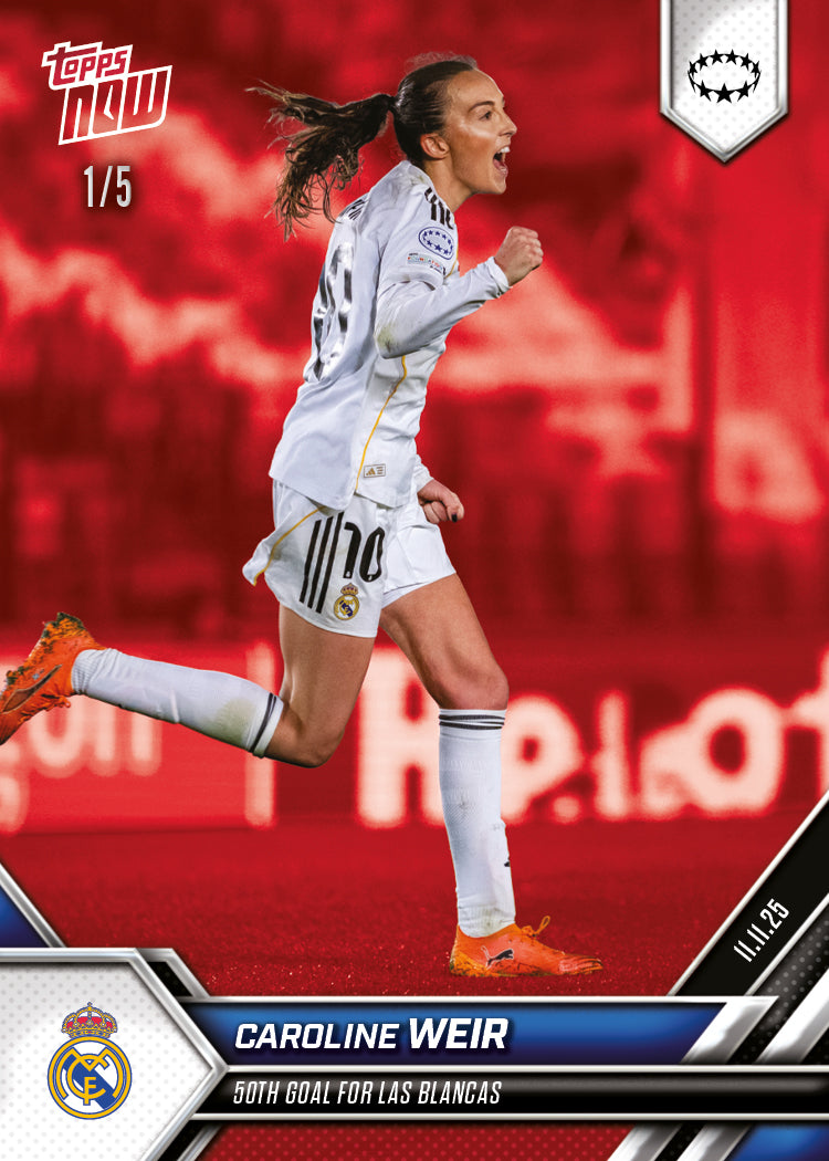 Caroline Weir - 2025-26 UWCL Topps NOW - Card 6 - PR: 217 - Image 3