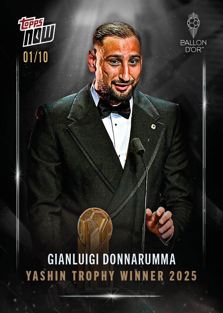 Gianluigi Donnarumma - 2025 Ballon d'Or Topps NOW - Card 5 - LOOK FOR AUTO & RELICS - PR: 739 - Image 9