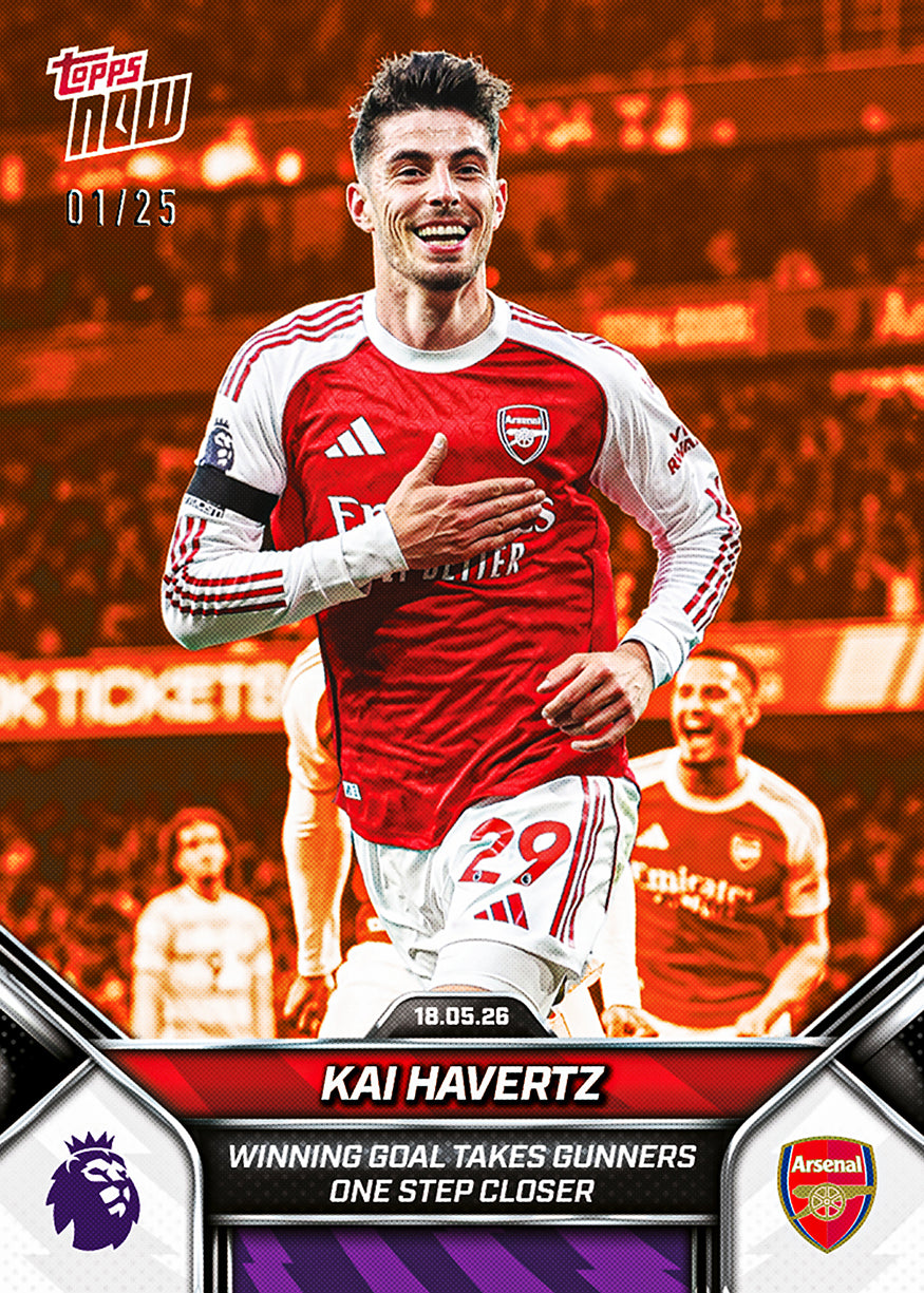 Kai Havertz - 2025-26 Premier League Topps NOW - Card 197 - PR: 3198 - Image 5