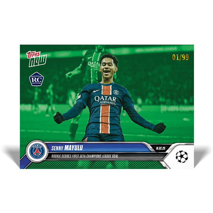Senny Mayulu - 2024-25 UCL Topps NOW - Card 106 - PR: 291 - Image 5