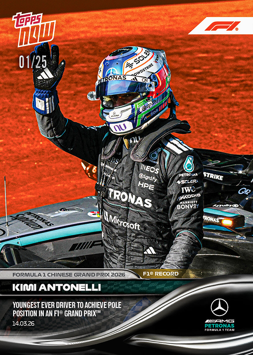 Kimi Antonelli - 2026 Formula 1 Topps NOW - Card 17 - PR: 9379 - Image 5