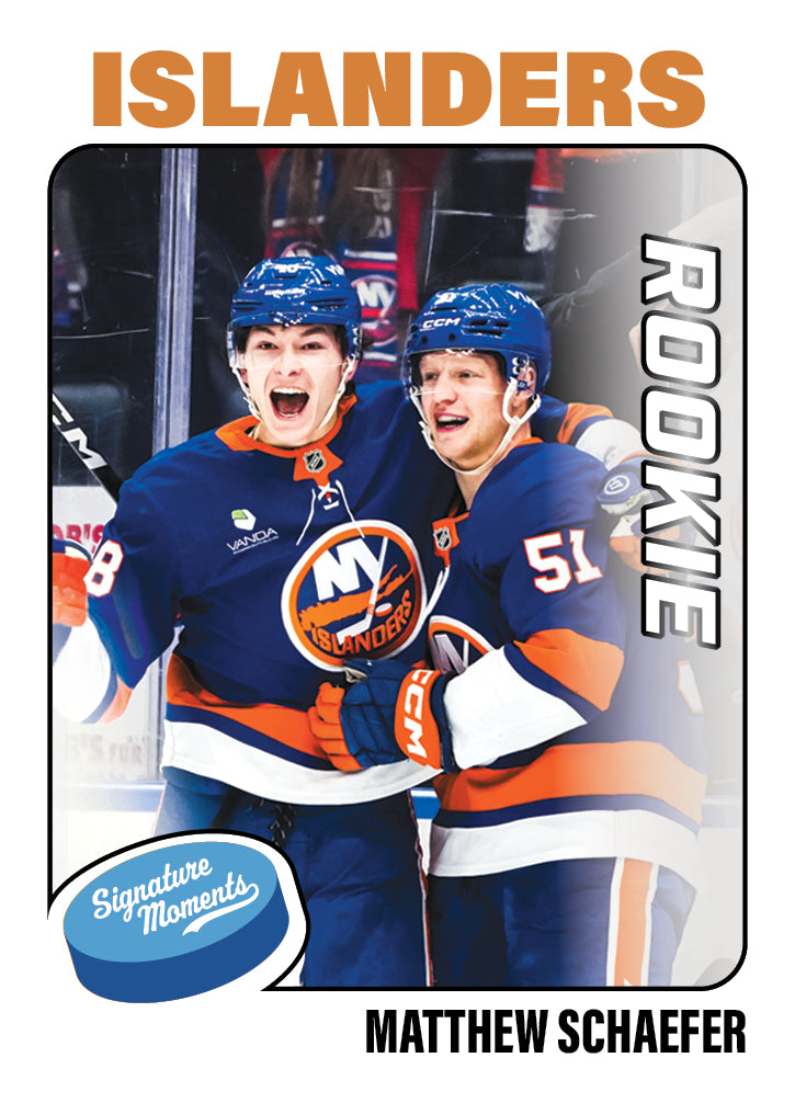 Matthew Schaefer - 2025-26 NHL Topps NOW - Sticker # 81 Pack - PR: 1665 - Image 2