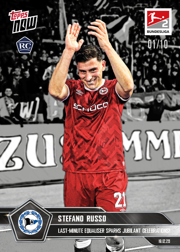 Stefano Russo - 2025-26 Bundesliga Topps NOW - Card 84 - PR: 248 - Image 4