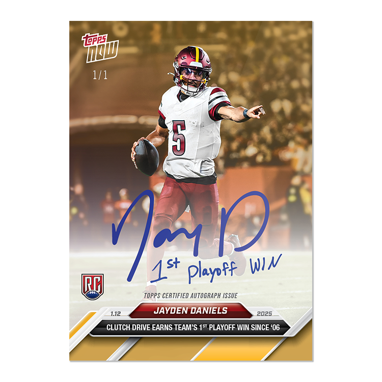 Jayden Daniels - 2024 Topps NOW Football - Card 22 - LOOK FOR AUTOS - PR: 16,537 - Image 2