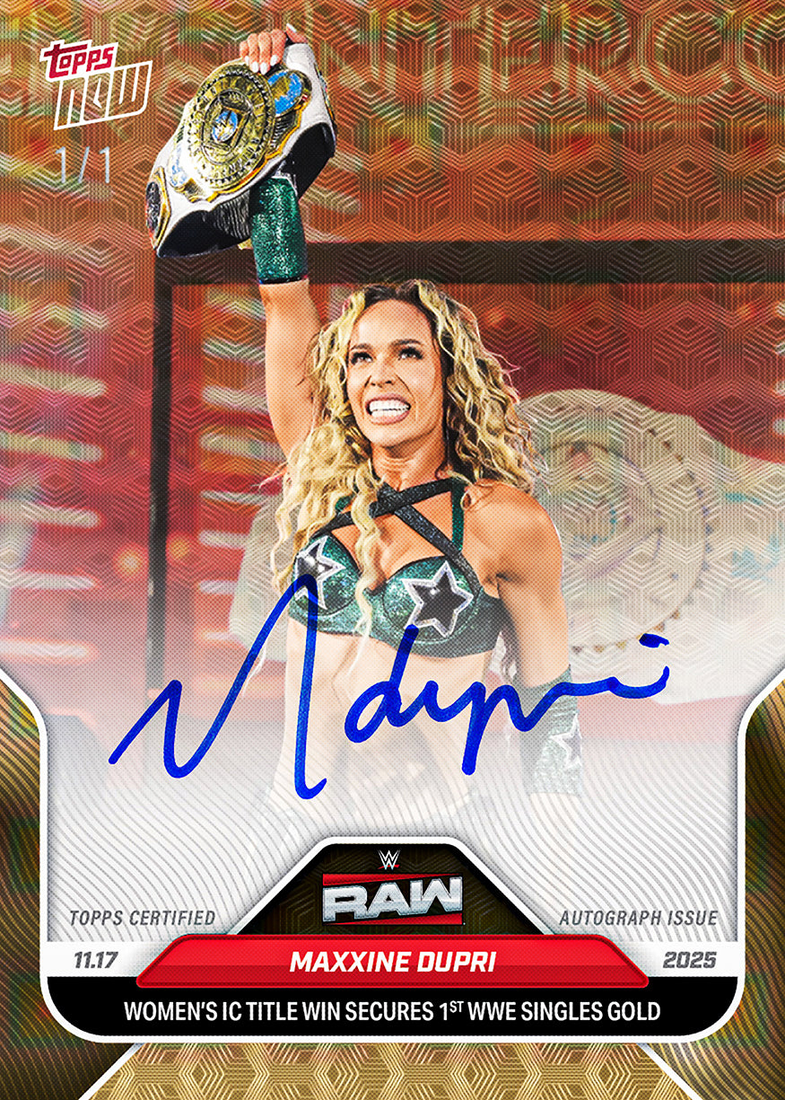 Maxxine Dupri - 2025 WWE Topps NOW - Card 125 - PR: 1993 - Image 2