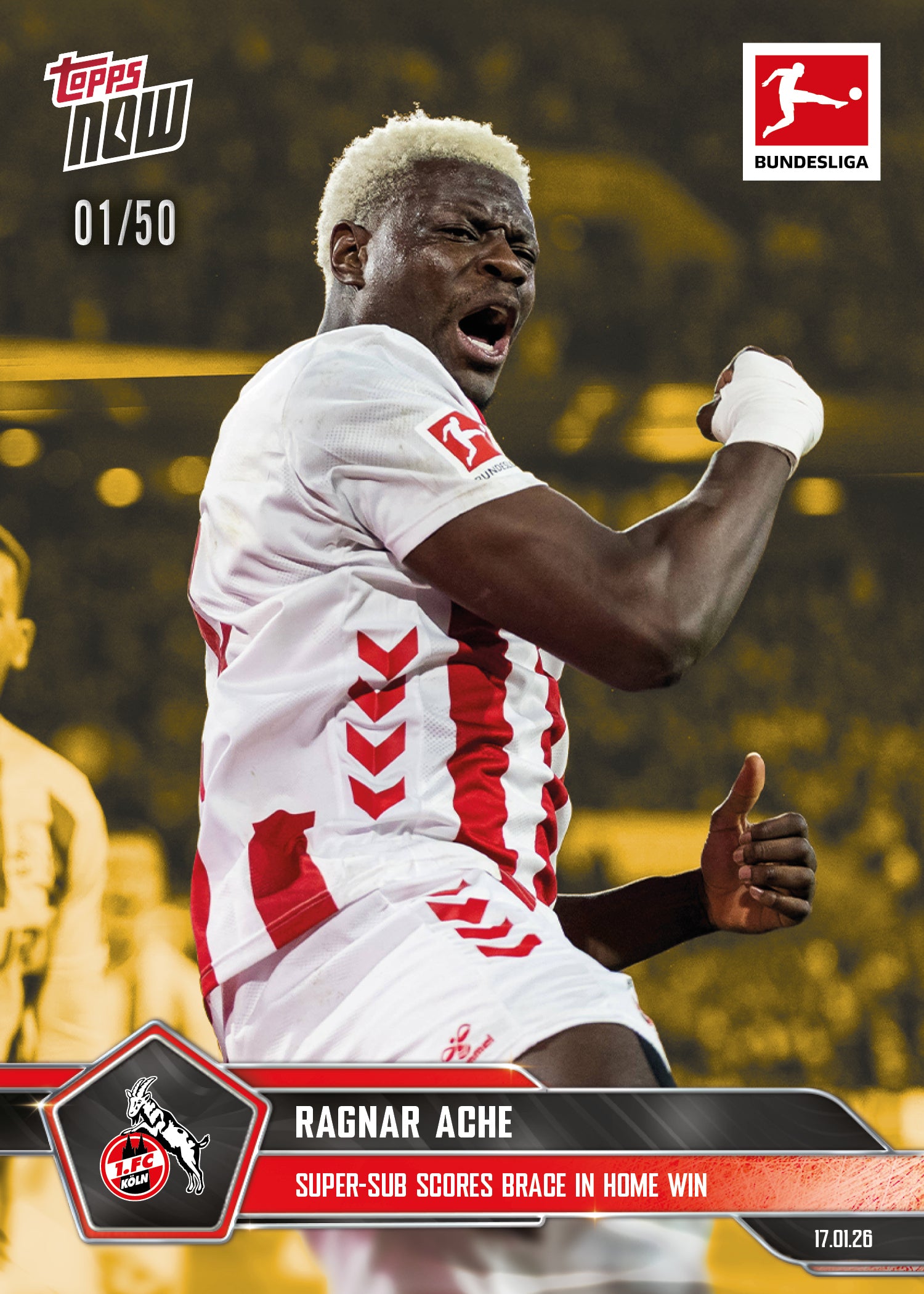 Ragnar Ache - 2025-26 Bundesliga Topps NOW - Card 101 - PR: 323 - Image 6