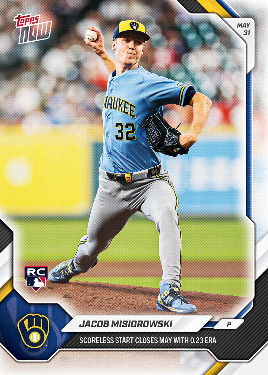Jacob Misiorowski - 2026 MLB Topps NOW - Card 272 - PR: 3759