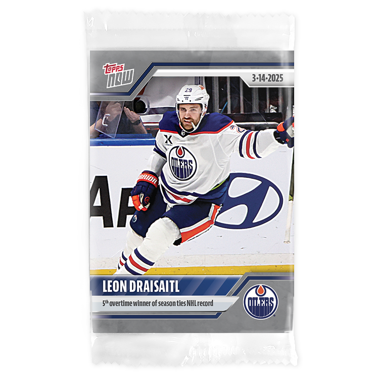 Leon Draisaitl - 2024-25 NHL Topps NOW - Sticker # 133 Pack - PR: 165
