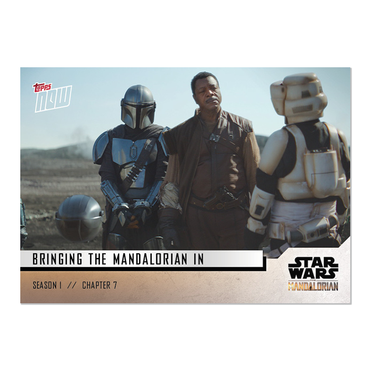 Star Wars: The Mandalorian TOPPS NOW 5-Card Pack - S1 : Chapter 7 - Print Run: 884 - Image 4