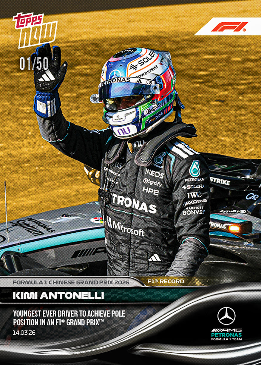 Kimi Antonelli - 2026 Formula 1 Topps NOW - Card 17 - PR: 9379 - Image 6