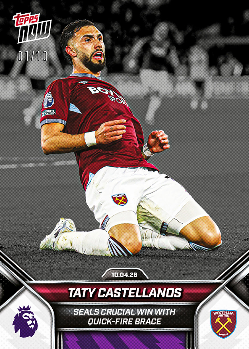 Taty Castellanos - 2025-26 Premier League Topps NOW - Card 165 - PR: 269 - Image 4
