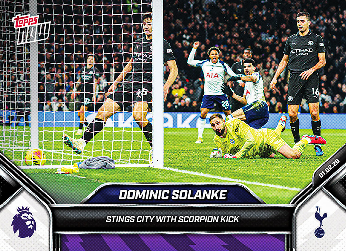 Dominic Solanke - 2025-26 Premier League Topps NOW - Card 125 - PR: 796 - Image 2