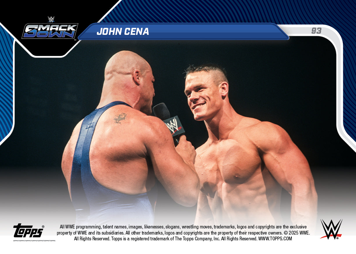 John Cena - 2025 WWE Topps NOW - Card 93 - PR: 4301 - Image 2