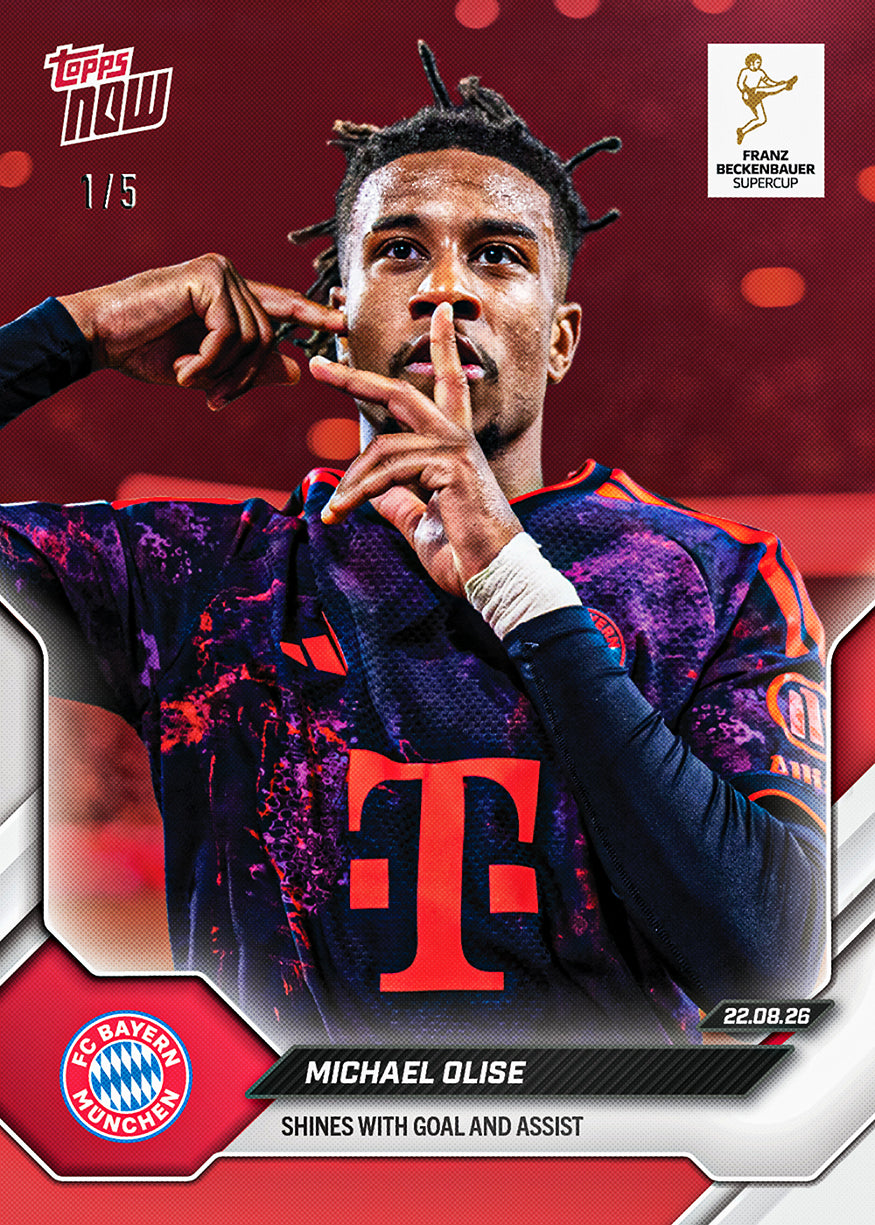 Michael Olise - 2026-27 Bundesliga Topps NOW - Card 3 - PR: 4560 - Image 5