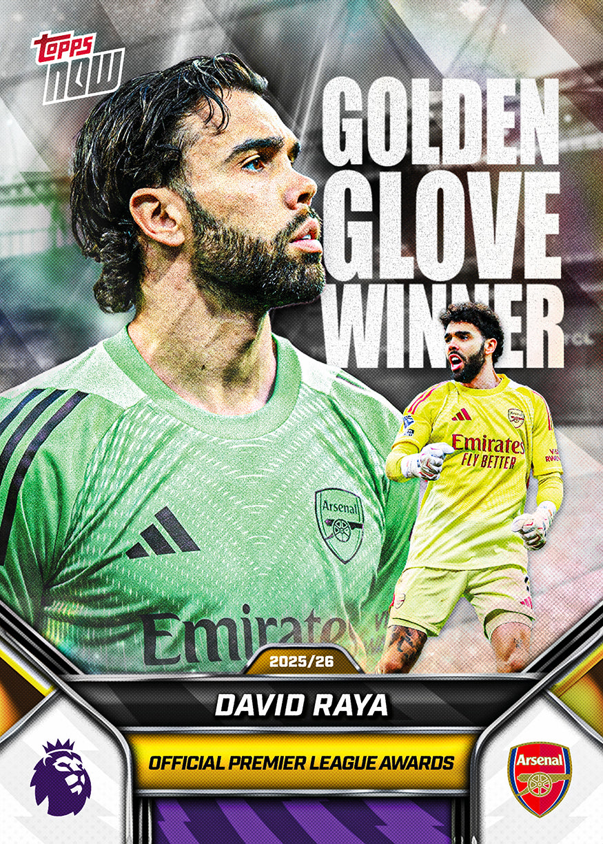 David Raya - 2025-26 Premier League Topps NOW - Card 207 - PR: 1324