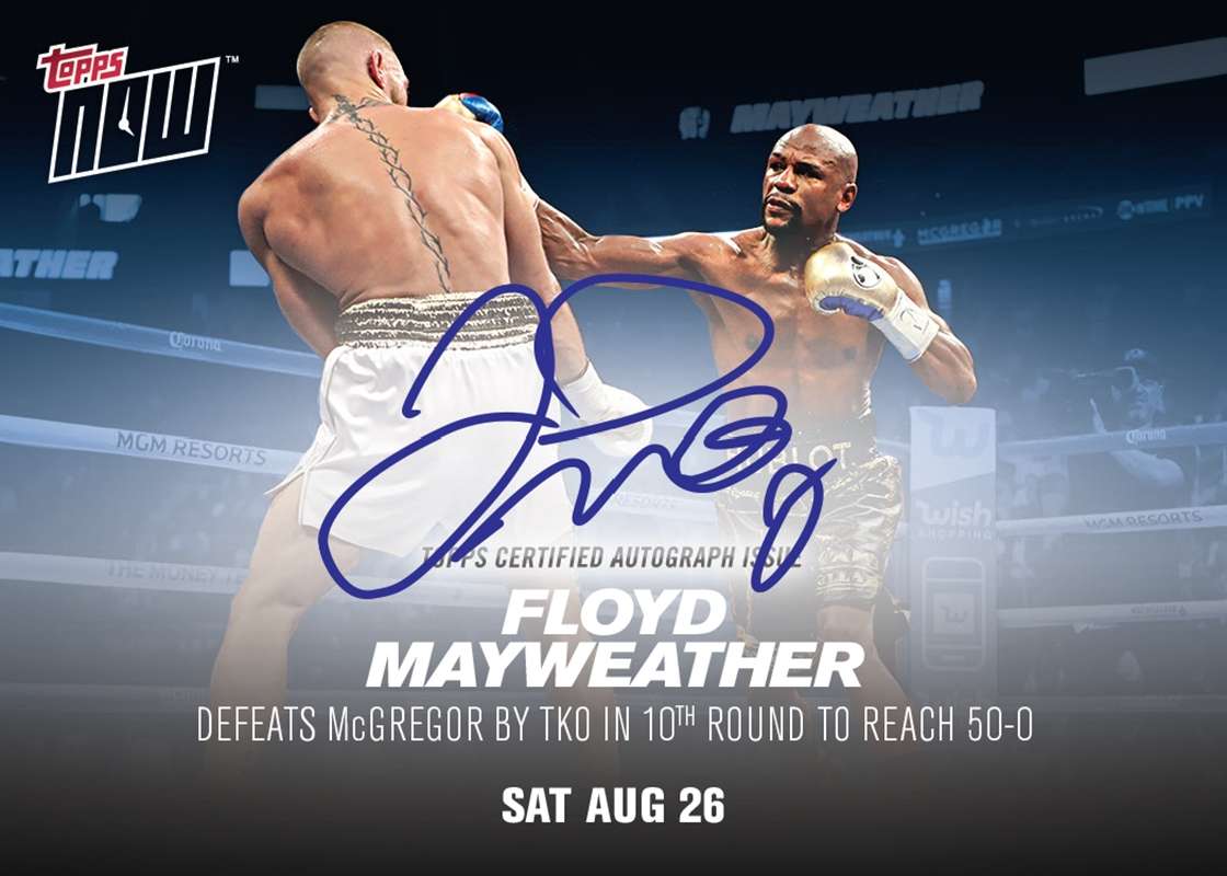 On-Card Autograph # to 49 - Floyd Mayweather