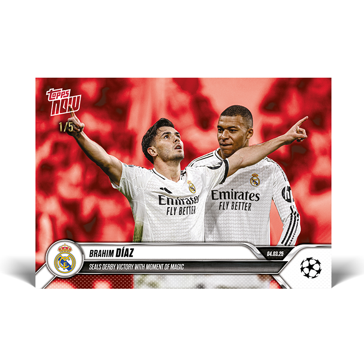 Brahim Diaz - 2024-25 UCL Topps NOW Card 112 - PR: 451 - Image 3