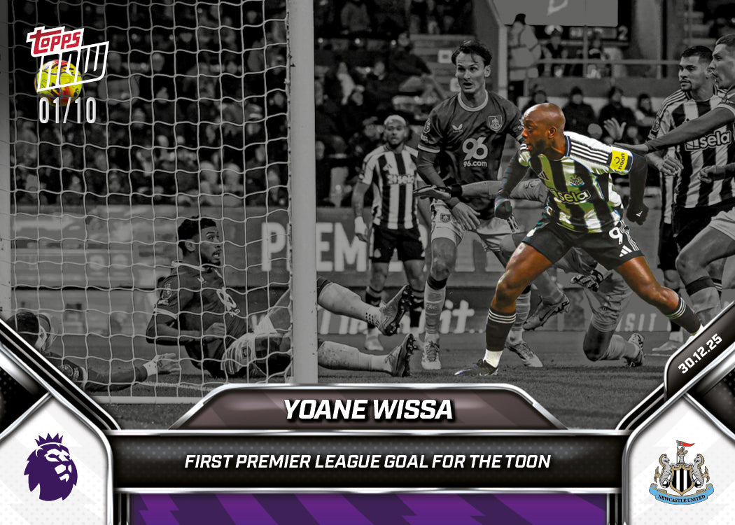 Yoane Wissa - 2025-26 Premier League Topps NOW - Card 93 - PR: 244 - Image 4