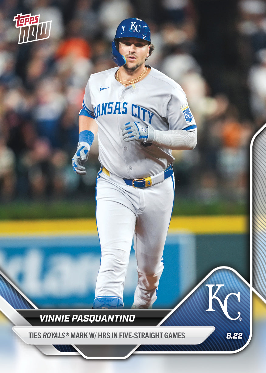 Vinnie Pasquantino - 2025 MLB Topps NOW - Card 597 - PR: 514