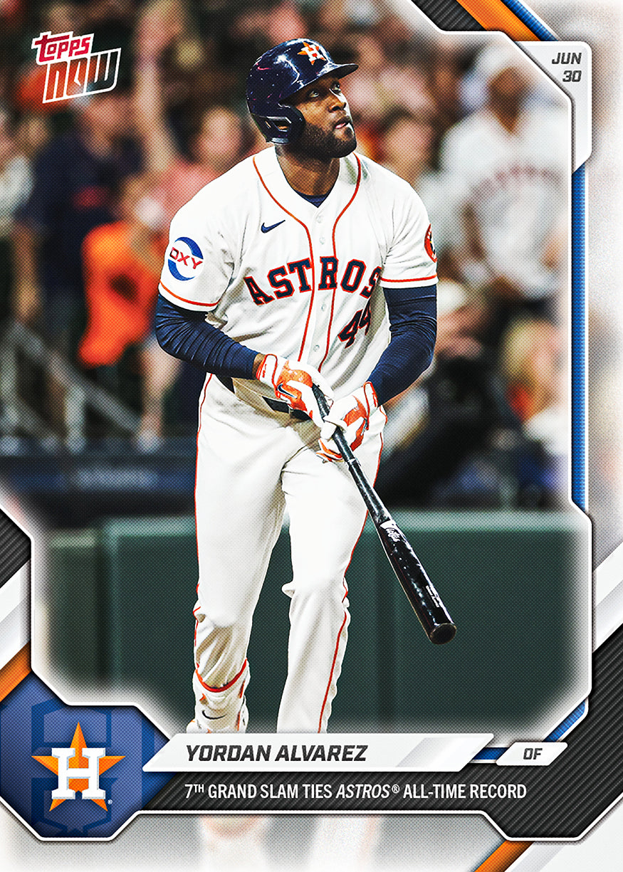 Yordan Alvarez - 2026 MLB Topps NOW - Card 398 - PR: 697