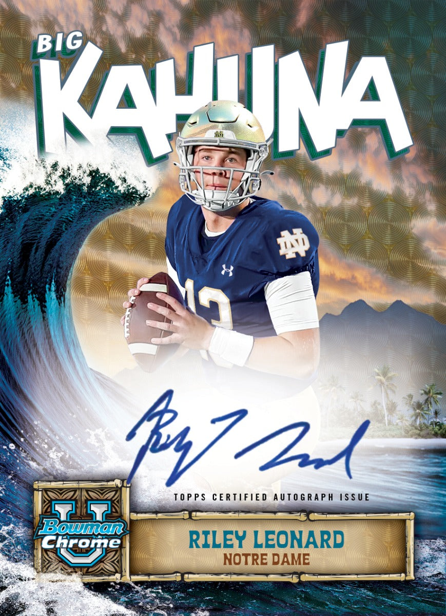 2024 Bowman University Chrome Football - Hobby Box - Sealed Case - Image 10