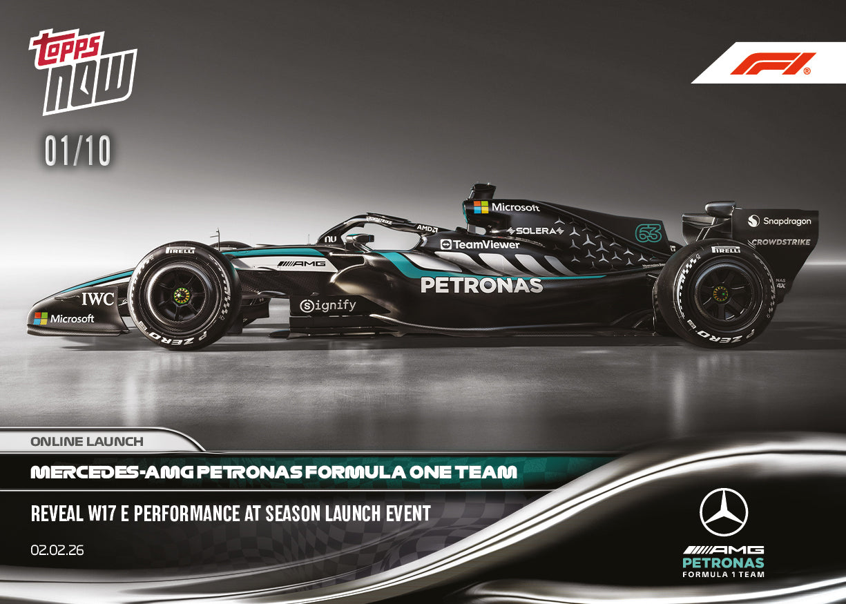 Mercedes-AMG PETRONAS Formula One Team - 2026 Formula 1 Topps NOW - Card 7 - PR: 2492 - Image 5