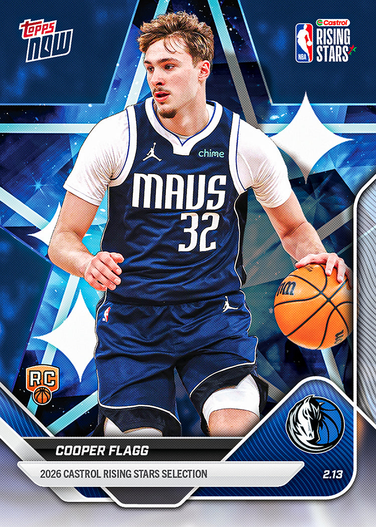 Alternative view of 2026 Rising Stars Set - NBA Topps NOW - 22 Card Set - PR: 7287