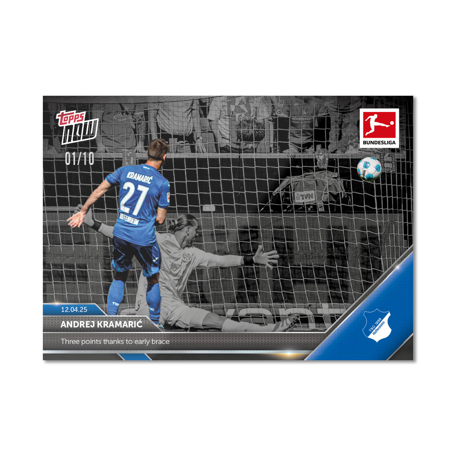 Andrej Kramarić - 2024-25 Bundesliga Topps NOW Card 164 - PR: 25 - Image 5