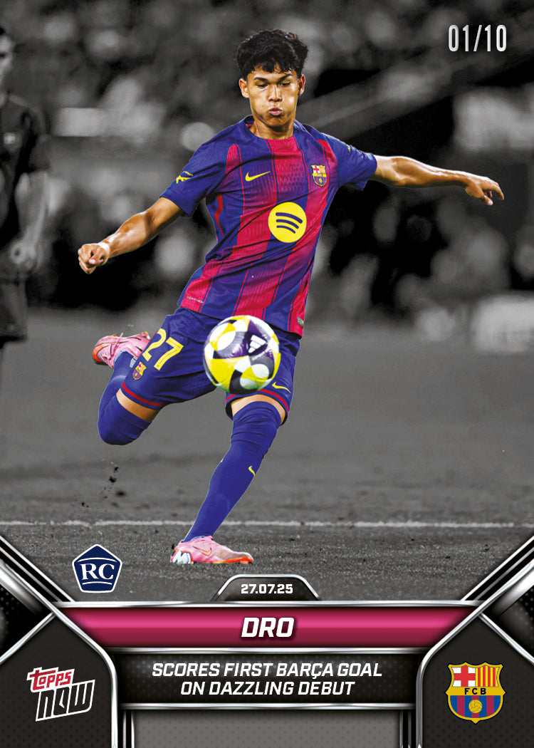 Pedro Fernandez - 2025 FC Barcelona Topps NOW - Card 3 - PR: 1671 - Image 4